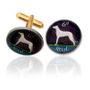 Ireland Dog Coin Cuff Links