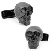 Iron Black Skull Cufflinks