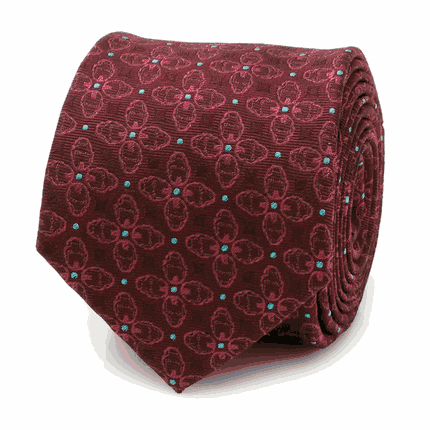 Iron Man Burgundy Multi Men's Tie