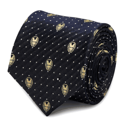 Iron Man Gray Dot Tie