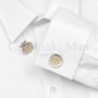 Israel Half-Lirah Menorah Cufflinks