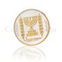 Israel Half-Lirah Menorah Cufflinks