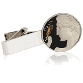 Italy David Coin Tie Clip