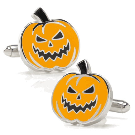 Jack-O-Lantern Cufflinks