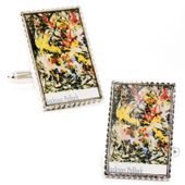 Jackson Pollock Abstract Expressionists Stamp Cufflinks