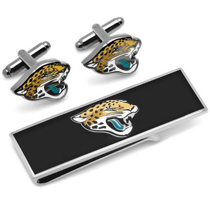 Jacksonville Jaguars Cufflinks and Money Clip Gift Set