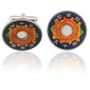 Japan 50 Yen Flower Coin Cuff Links