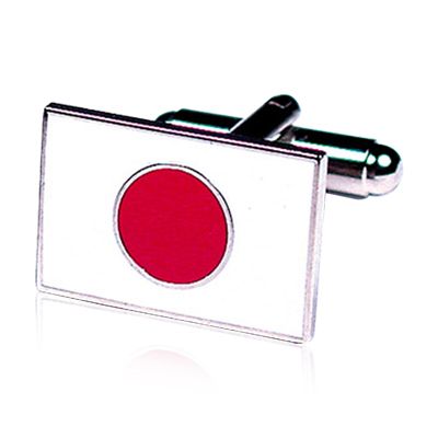 Japanese Flag Cufflinks