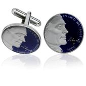 Jefferson Profile Coin Cuff Links
