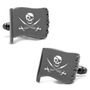 Jolly Roger Waving Flag Cufflinks