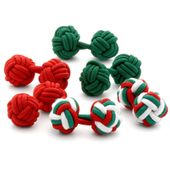 Jolly Silk Knot Cufflinks