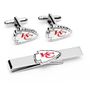Kansas City Chiefs Cufflinks And Tie Bar Gift Set