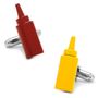 Ketchup and Mustard Cufflinks