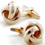 Knot of Rose Gold Cufflinks