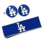 La Dodgers Cufflinks And Money Clip Gift Set