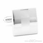 Laser Frosted Silver Cufflinks