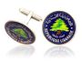 Lebanon Cedar Tree Coin Cuff Links