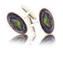 Lebanon Cedar Tree Coin Cuff Links