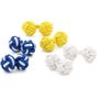 Lemon Water Silk Knot Cufflinks