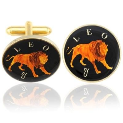 Leo-The Lion Coin Cufflinks