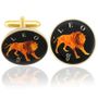 Leo-The Lion Coin Cufflinks