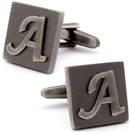 Letter A Square Cufflinks