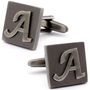 Letter A Square Cufflinks