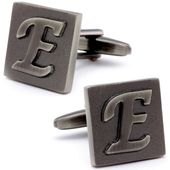 Letter E Square Cufflinks