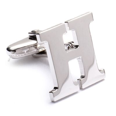 Letter H Cufflinks