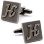Letter H Square Cufflink