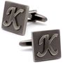 Letter K Square Cufflink