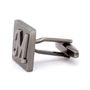Letter M Square Cufflinks