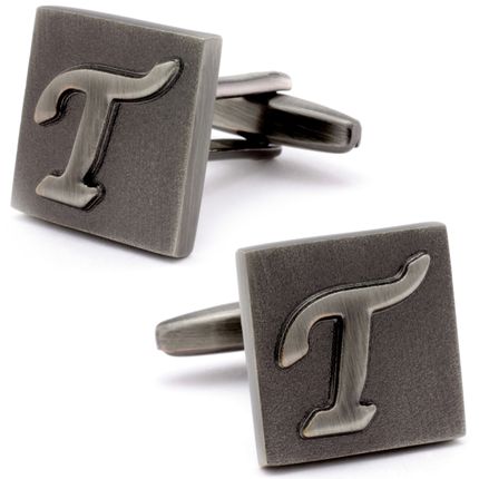 Letter T Square Cufflinks