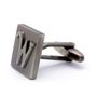 Letter W Square Cufflinks