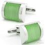 Lime Green Wraps Cufflinks