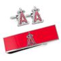 Los Angeles Angels Cufflinks And Money Clip Gift Set