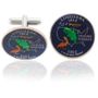 Louisianan Quarter Coin Cuff Links
