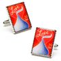 Love and Kisses Stamp Cufflinks