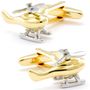 Love Dream Gold Helicopter Cufflinks