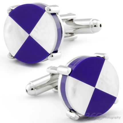 Lovely Chunky in White Cufflinks