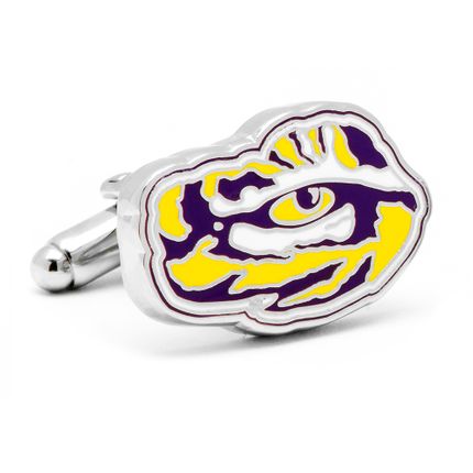 LSU Tiger's Eye Cufflinks