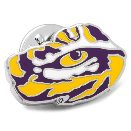 LSU Tiger's Eye Lapel Pin