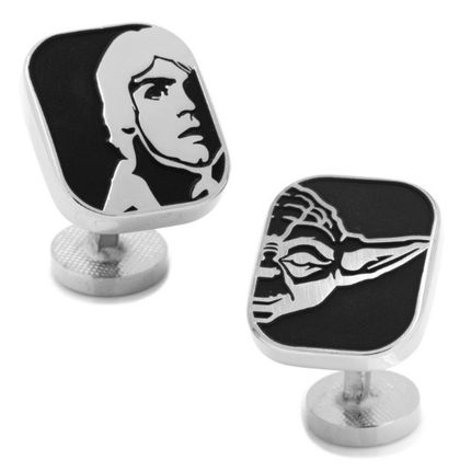 Luke and Yoda Cufflinks