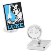 Luke Skywalker Pop Art Poster Cufflinks