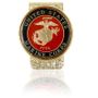 Marine Corp Commemorative Medallion Coin Money Clip