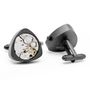 Matte Black Triangle Watch Movement Cufflinks