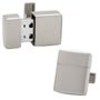 Matte Silver tone 8GB USB Flash Drive Cufflinks