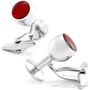 Merlot Glass Cufflinks