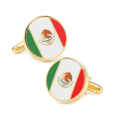 Mexico Flag Cufflinks