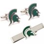 Michigan State Spartans Cufflinks And Tie Bar Gift Set